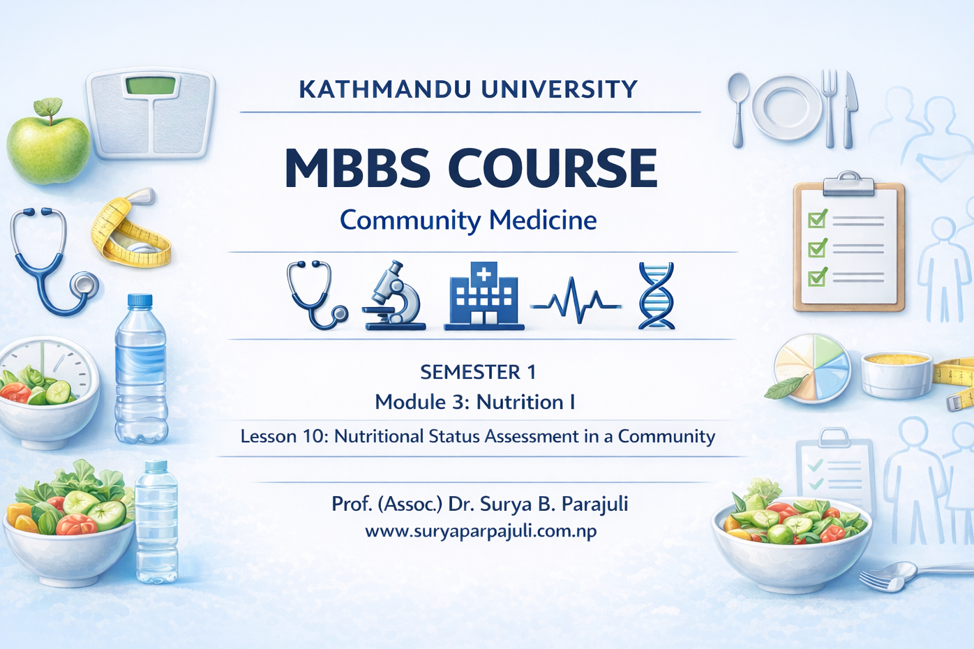 Nutritional status assessment in a community